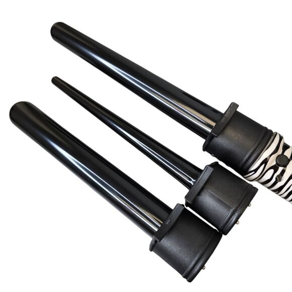 Pro Royale Professional 3 Piece Curler Set Zebra Print - Picture 7 of 16